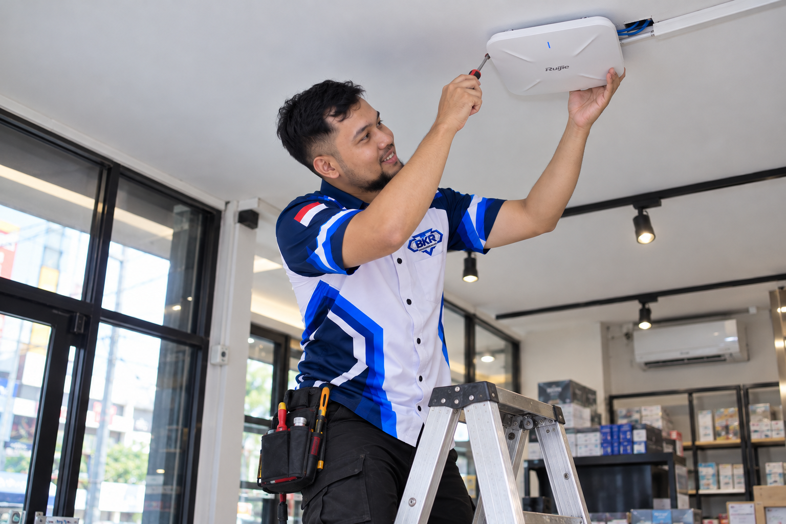 Dokumentasi instalasi access point