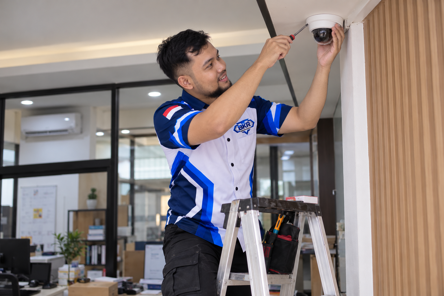 Dokumentasi pemasangan CCTV indoor